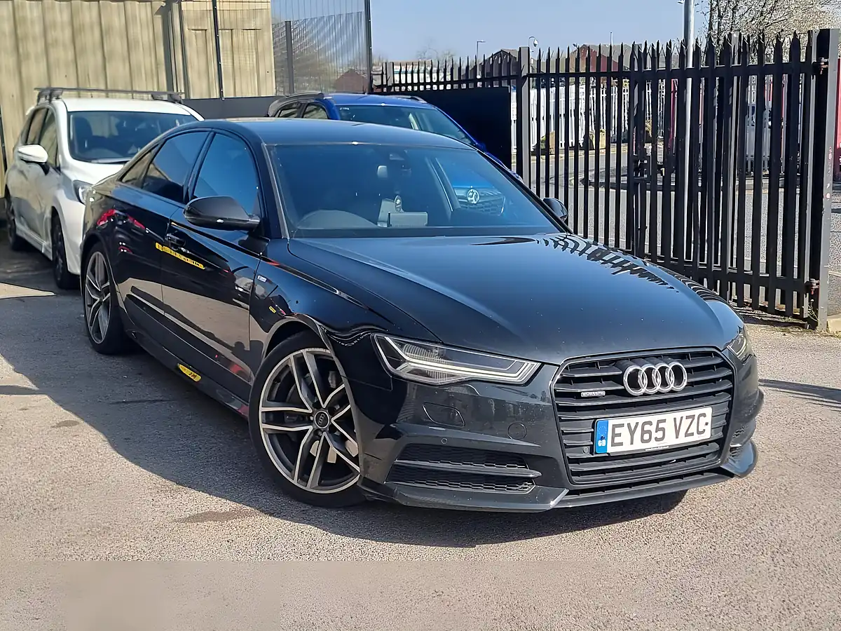 Used 2015 Audi A6 Black Edition Black - Front View