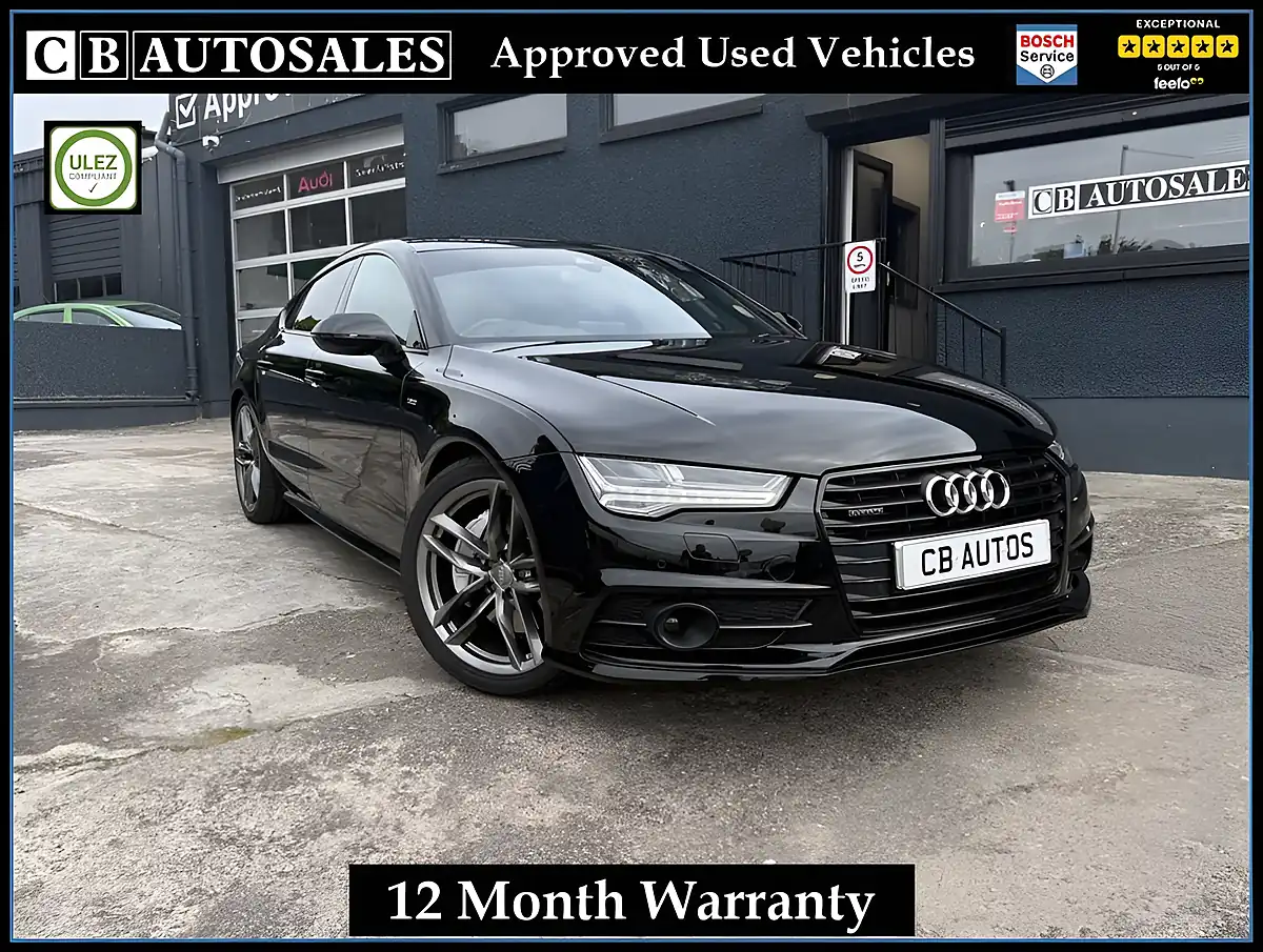 Used 2015 Audi A7 Black Edition Black - Front View