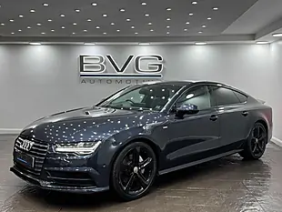 Used 2015 Audi A7 Black Edition Sportback Blue - Interior and Exterior details 5