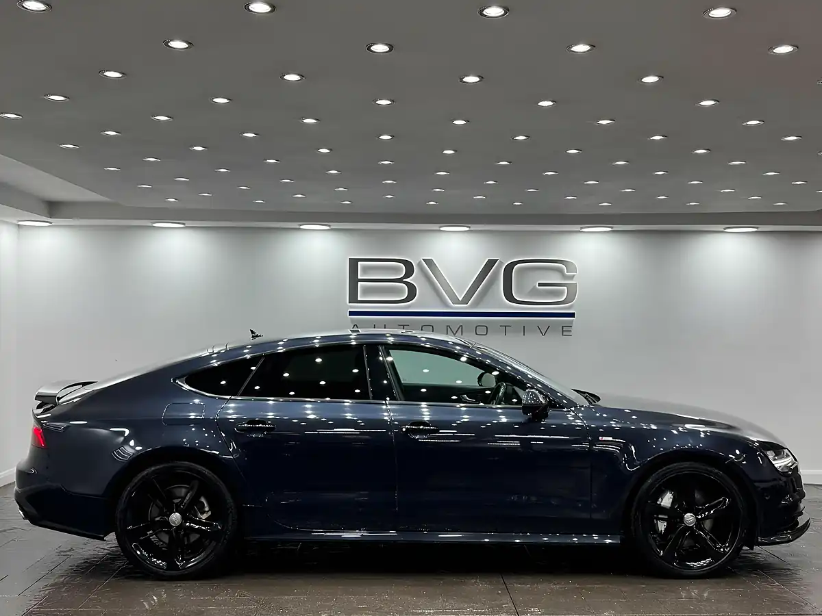 Used 2015 Audi A7 Black Edition Sportback Blue - Interior and Exterior details 7