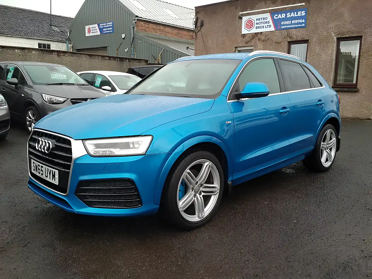Used 2015 Audi Q3 S Line Plus Blue - Front View