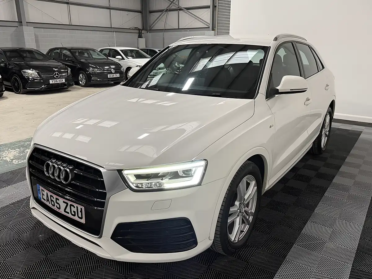 Used 2015 Audi Q3 S Line White - Interior and Exterior details 3