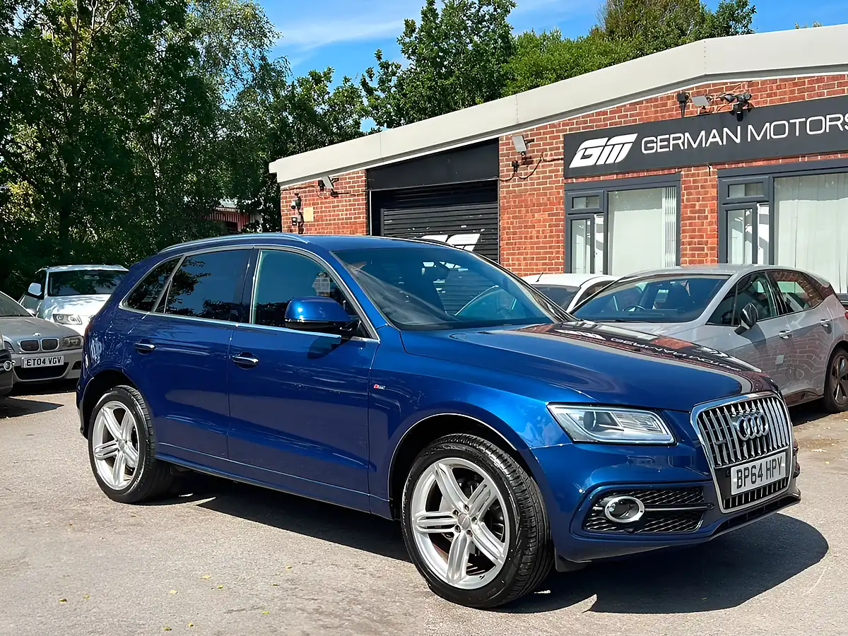 Used 2015 Audi Q5 S Line Plus Blue - Front View