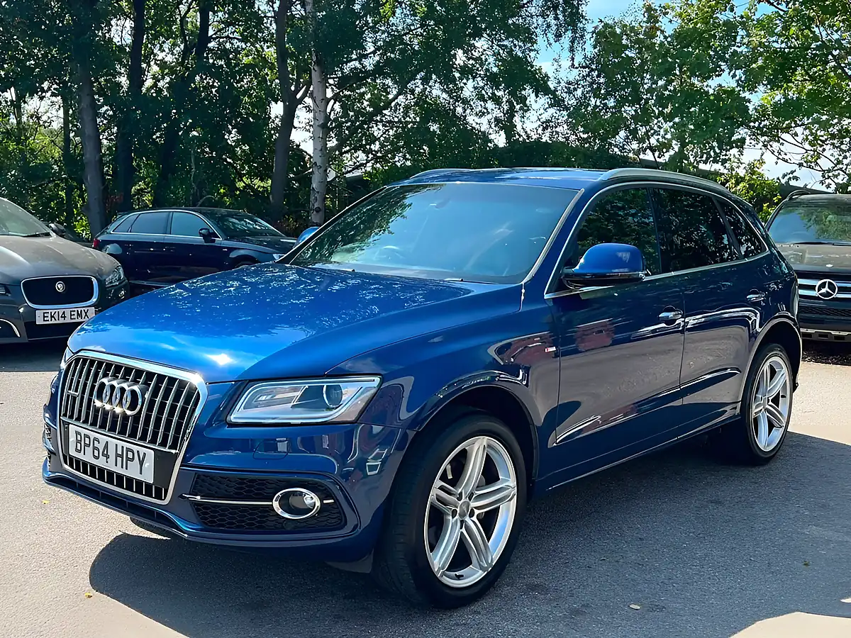 Used 2015 Audi Q5 S Line Plus Blue - Interior and Exterior details 2