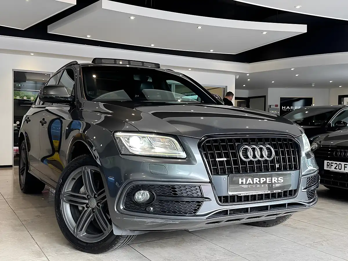 Used 2015 Audi Q5 S Line Plus Grey - Front View