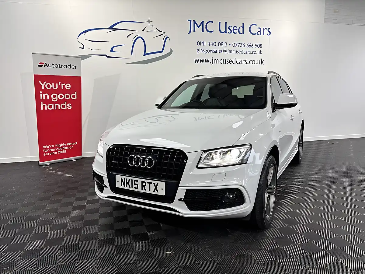 Used 2015 Audi Q5 S Line Plus White - Front View