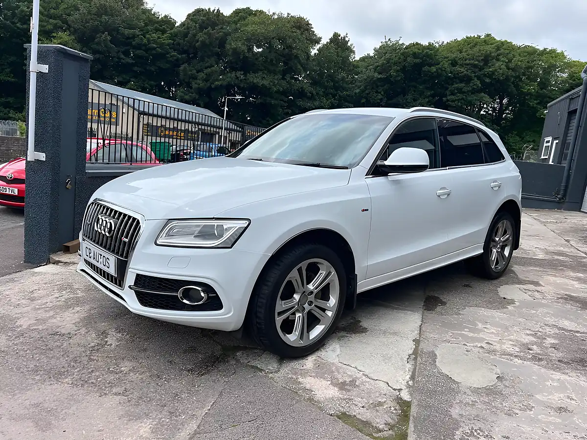 Used 2015 Audi Q5 S Line Plus White - Interior and Exterior details 8