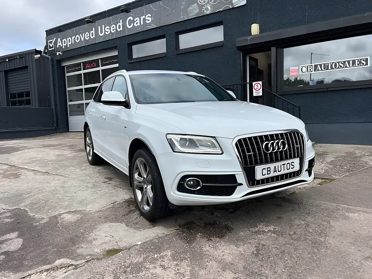 Used 2015 Audi Q5 S Line Plus White - Interior and Exterior details 9
