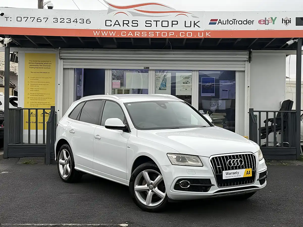 Used 2015 Audi Q5 S Line Plus White - Interior and Exterior details 5