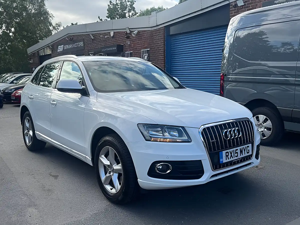 Used 2015 Audi Q5 Se White - Front View