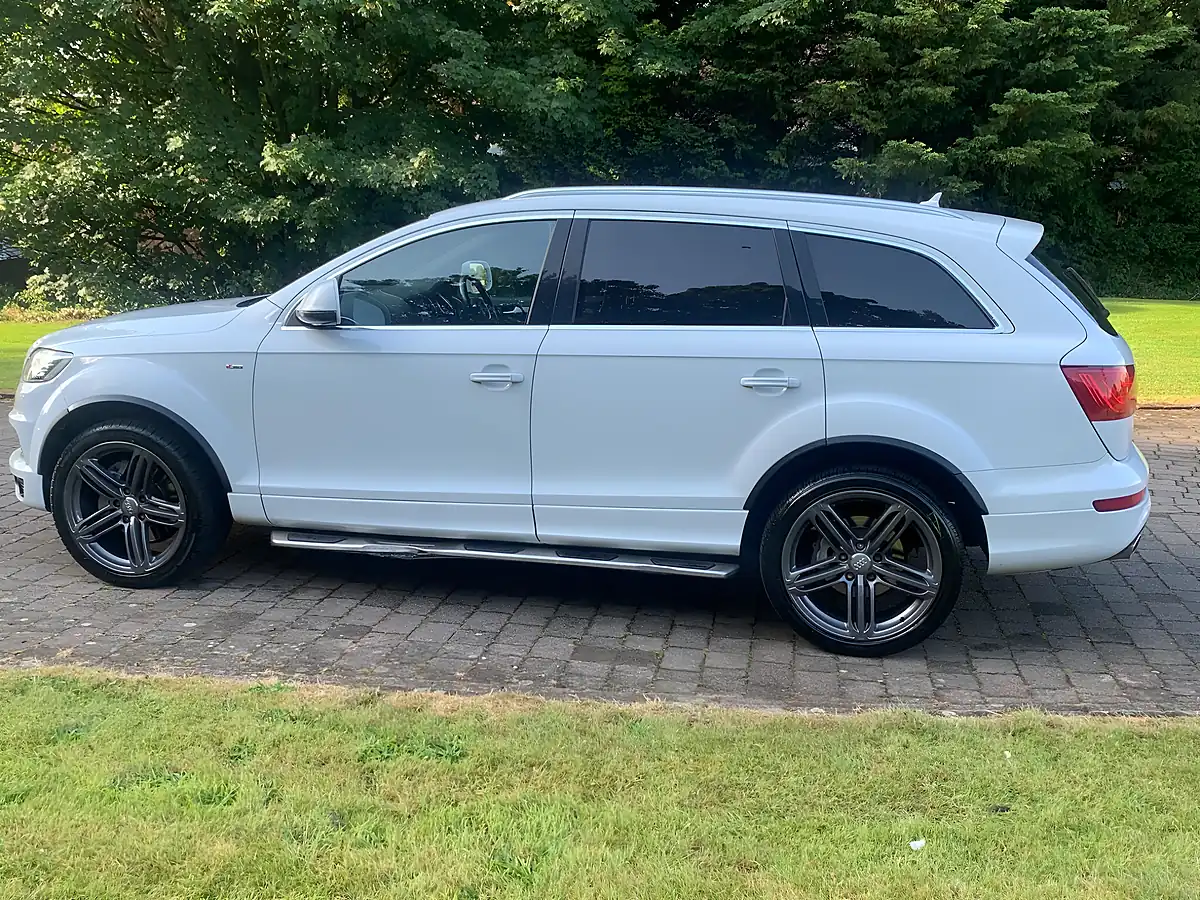 Used 2015 Audi Q7 S Line Plus White - Interior and Exterior details 12
