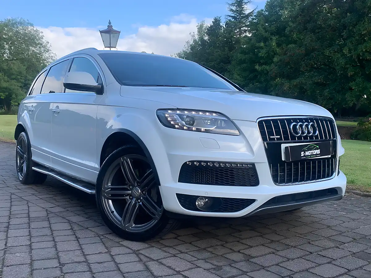 Used 2015 Audi Q7 S Line Plus White - Interior and Exterior details 3