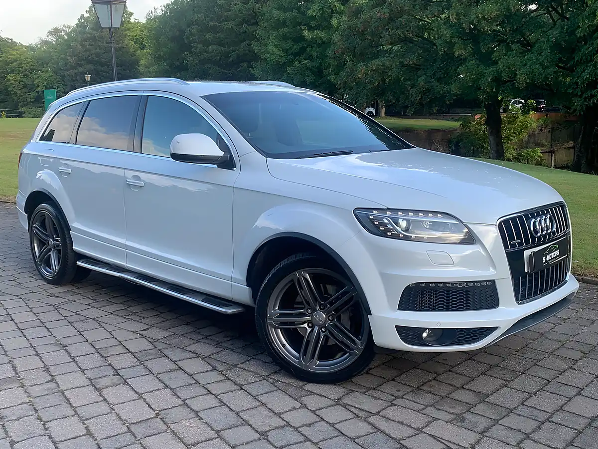 Used 2015 Audi Q7 S Line Plus White - Interior and Exterior details 5
