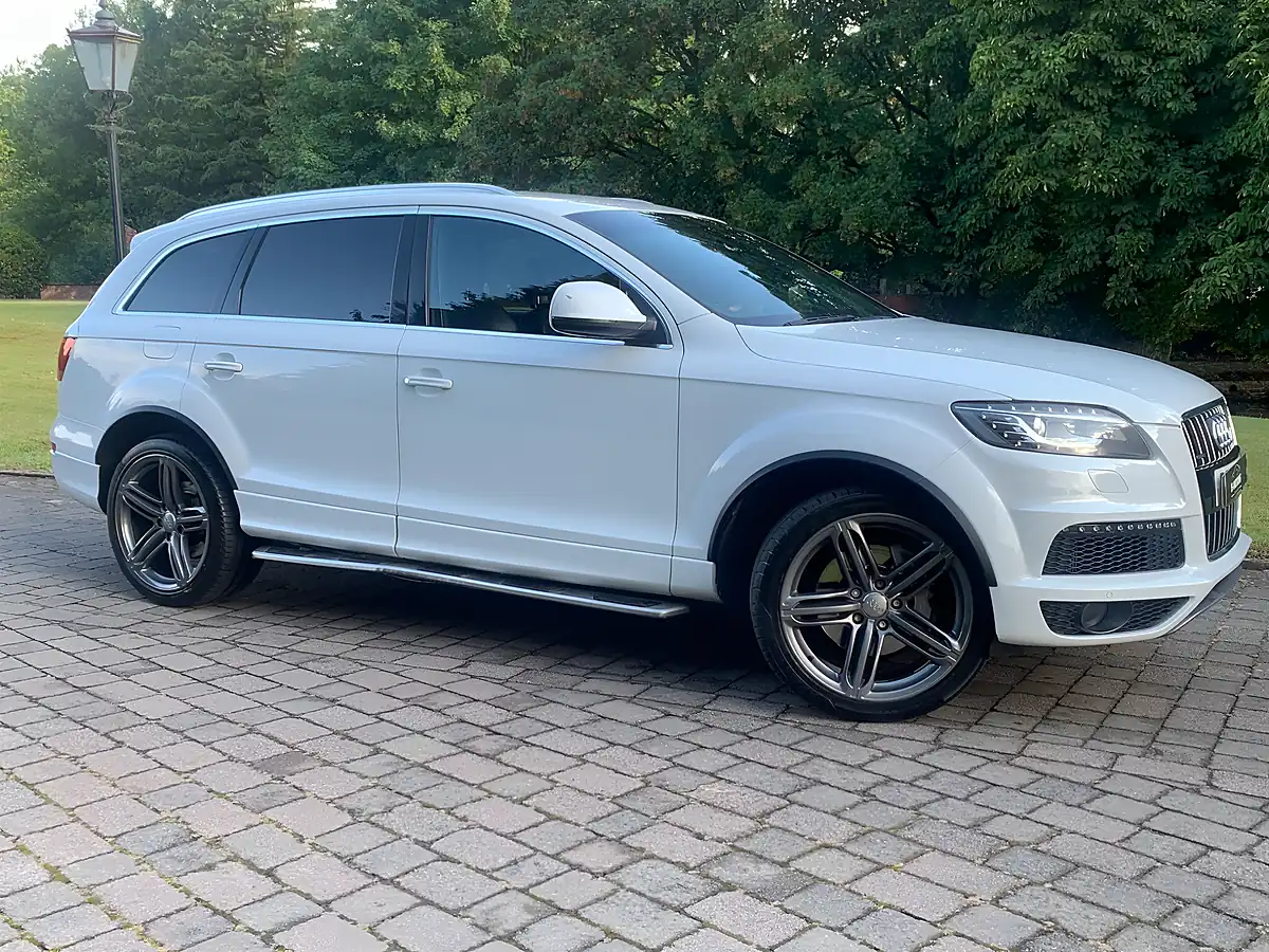 Used 2015 Audi Q7 S Line Plus White - Interior and Exterior details 6