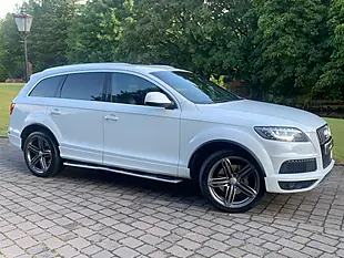 Used 2015 Audi Q7 S Line Plus White - Interior and Exterior details 7