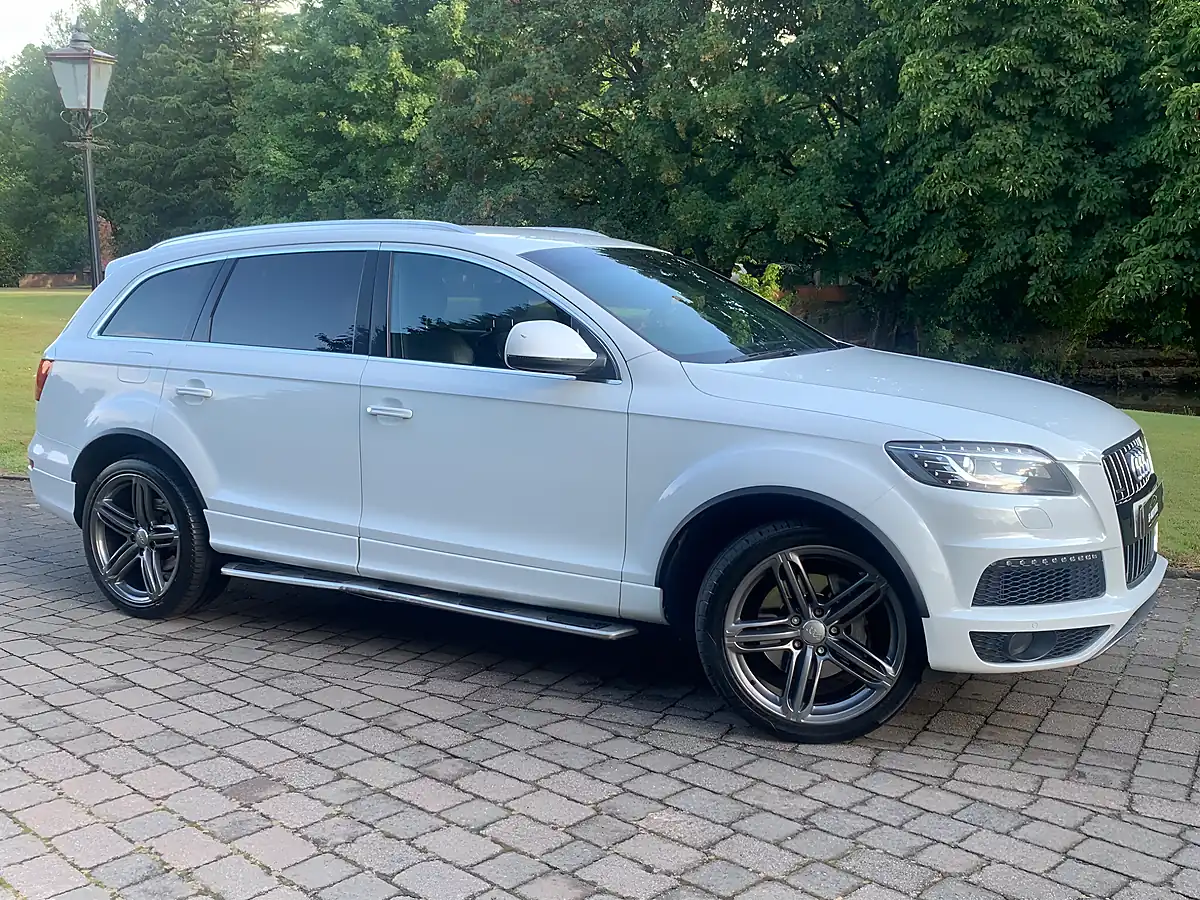 Used 2015 Audi Q7 S Line Plus White - Interior and Exterior details 7