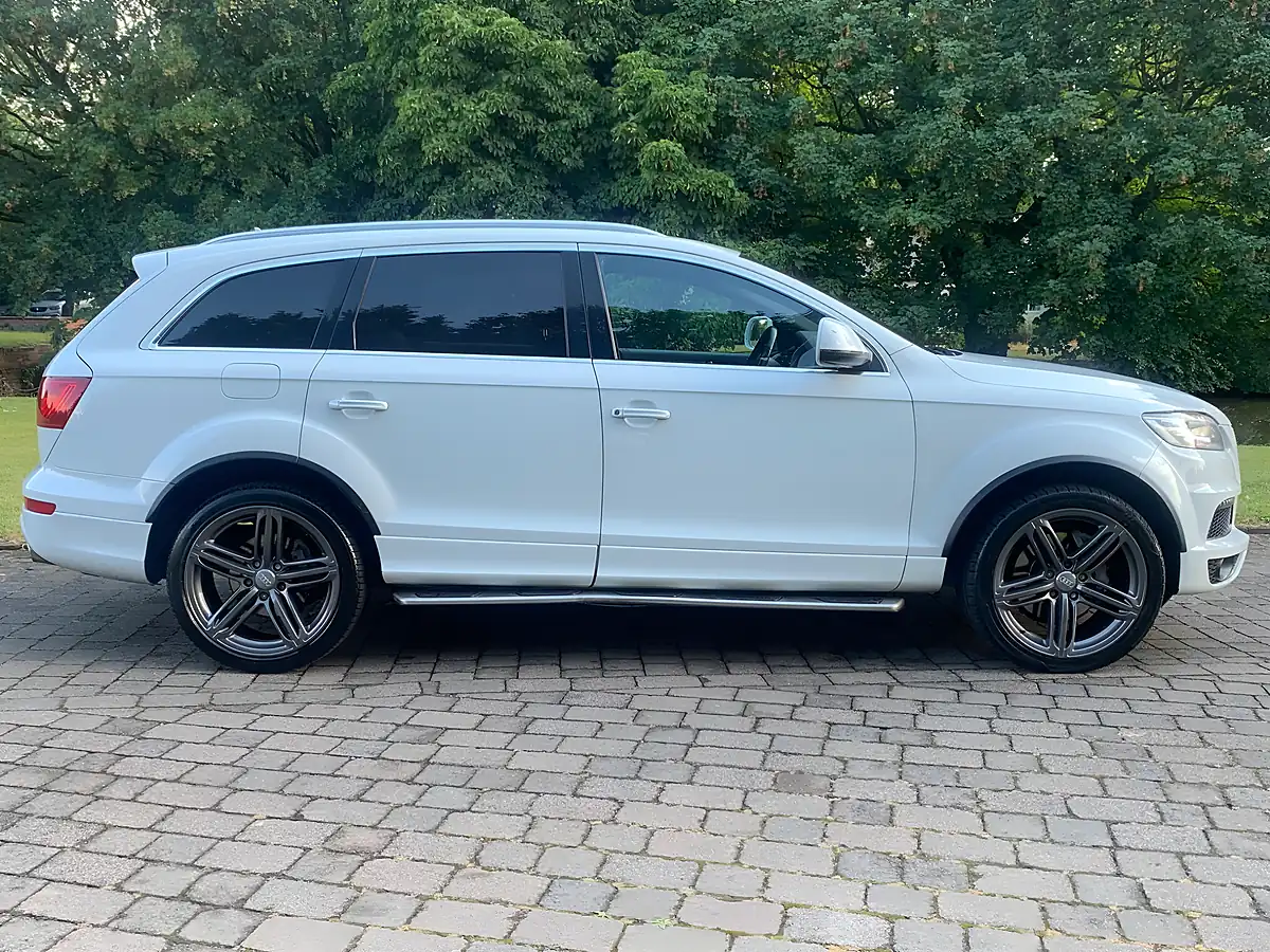 Used 2015 Audi Q7 S Line Plus White - Interior and Exterior details 8