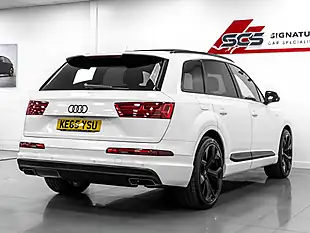 Used 2015 Audi Q7 S Line White - Interior and Exterior details 5