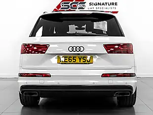 Used 2015 Audi Q7 S Line White - Interior and Exterior details 6