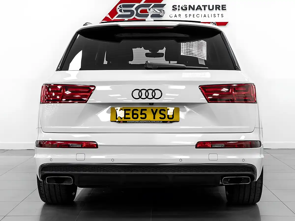 Used 2015 Audi Q7 S Line White - Interior and Exterior details 6