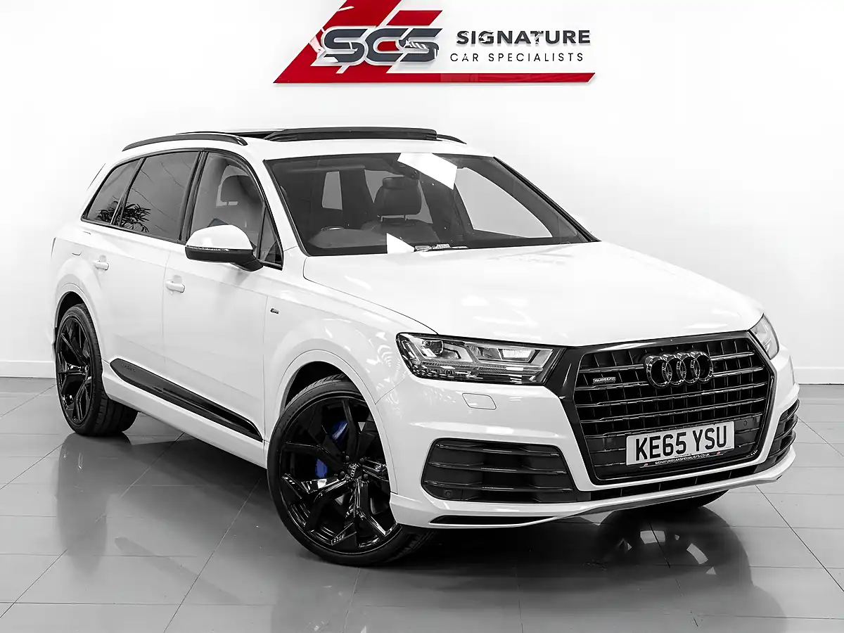 Used 2015 Audi Q7 S Line White - Interior and Exterior details 7