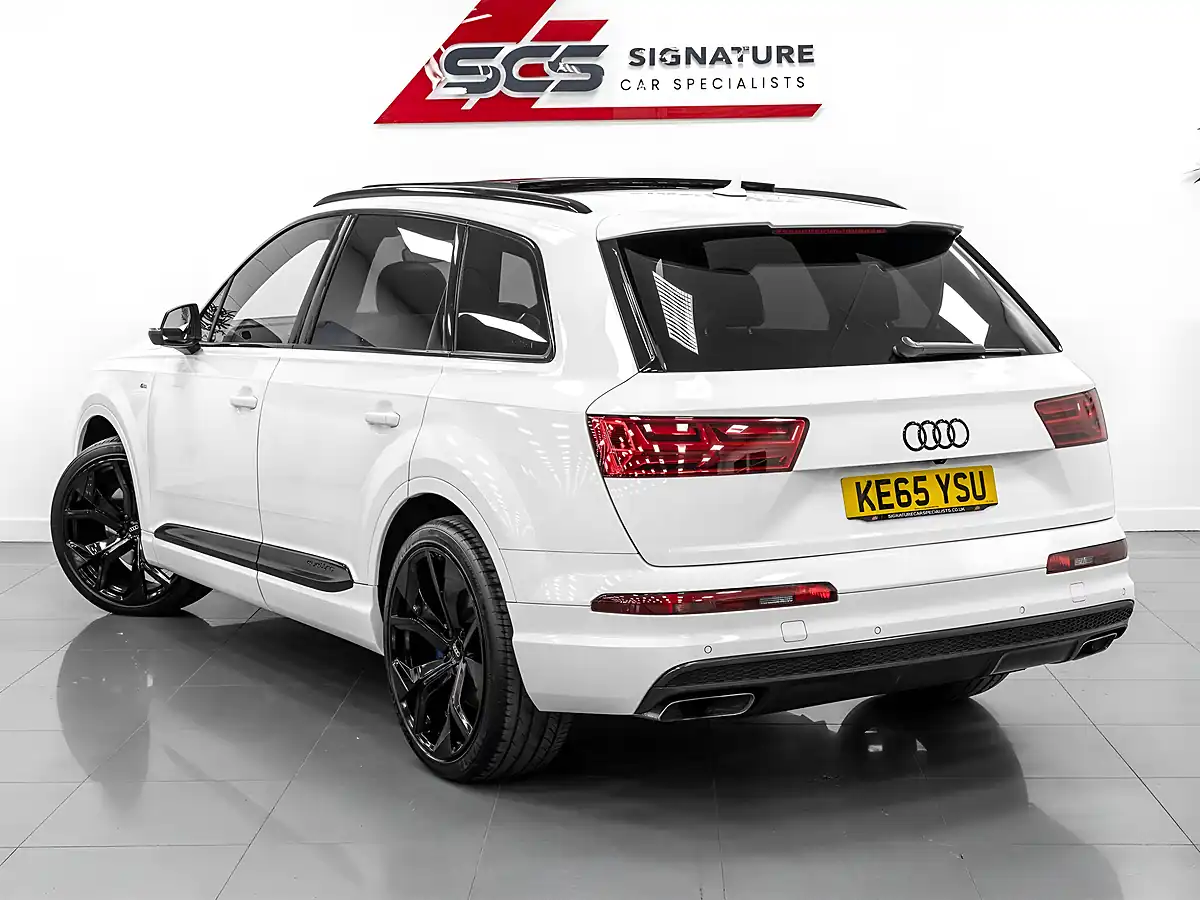 Used 2015 Audi Q7 S Line White - Interior and Exterior details 8