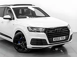 Used 2015 Audi Q7 S Line White - Interior and Exterior details 9