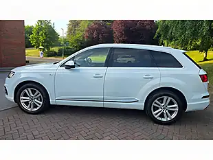 Used 2015 Audi Q7 S Line White - Interior and Exterior details 11