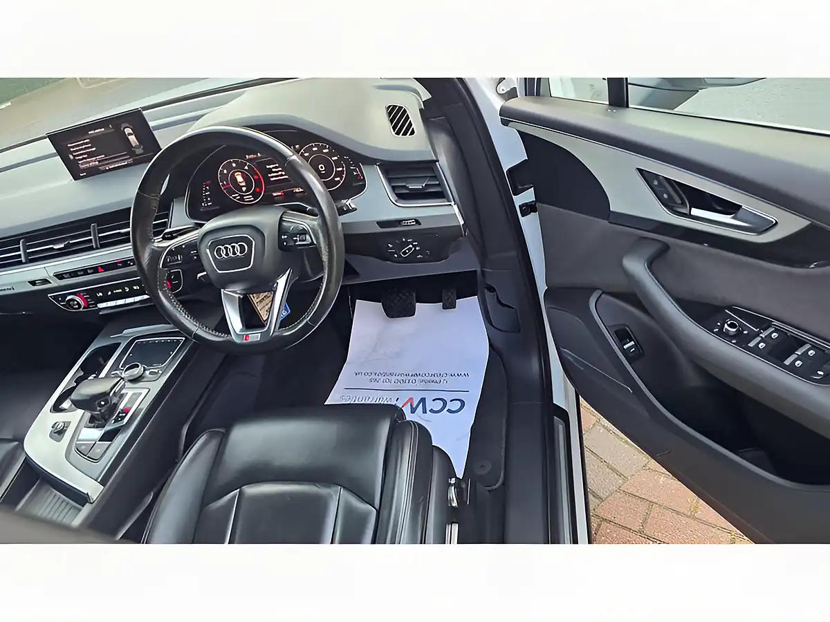 Used 2015 Audi Q7 S Line White - Interior and Exterior details 13
