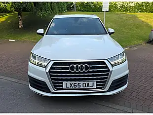 Used 2015 Audi Q7 S Line White - Interior and Exterior details 2