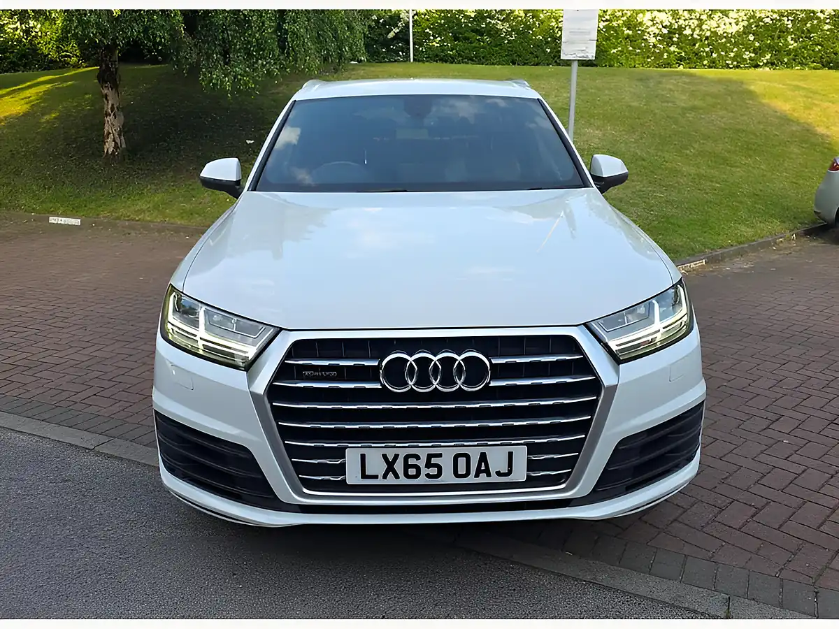 Used 2015 Audi Q7 S Line White - Interior and Exterior details 2