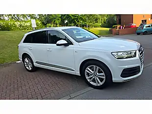 Used 2015 Audi Q7 S Line White - Interior and Exterior details 4