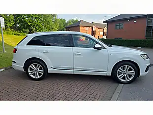 Used 2015 Audi Q7 S Line White - Interior and Exterior details 6