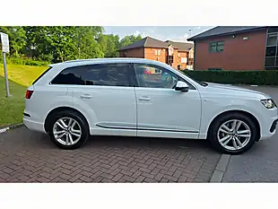 Used 2015 Audi Q7 S Line White - Interior and Exterior details 7