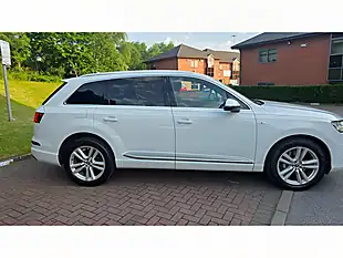 Used 2015 Audi Q7 S Line White - Interior and Exterior details 9