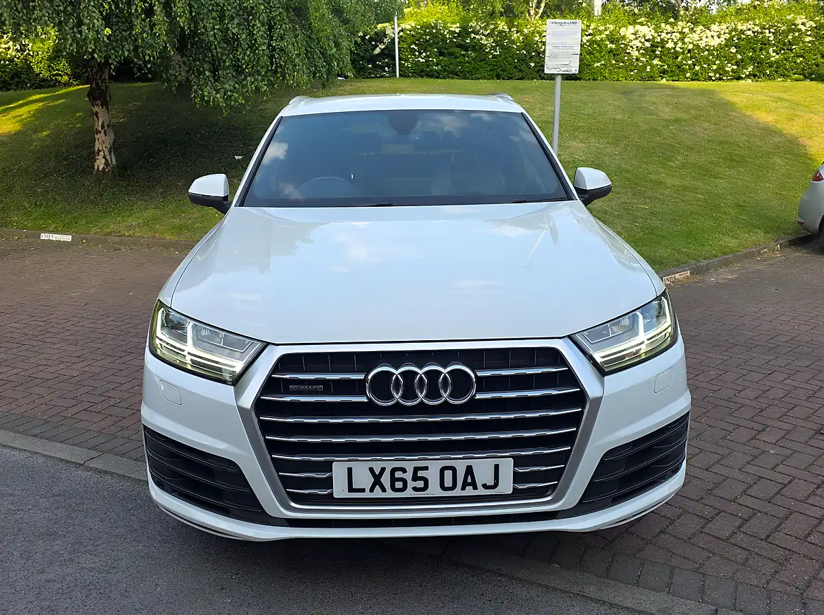Used 2015 Audi Q7 S Line White - Interior and Exterior details 2
