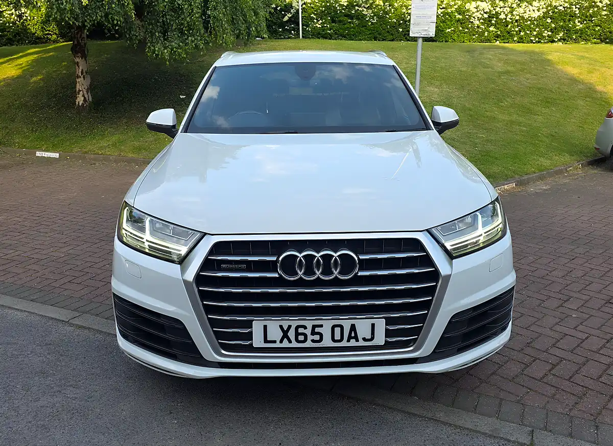 Used 2015 Audi Q7 S Line White - Interior and Exterior details 3