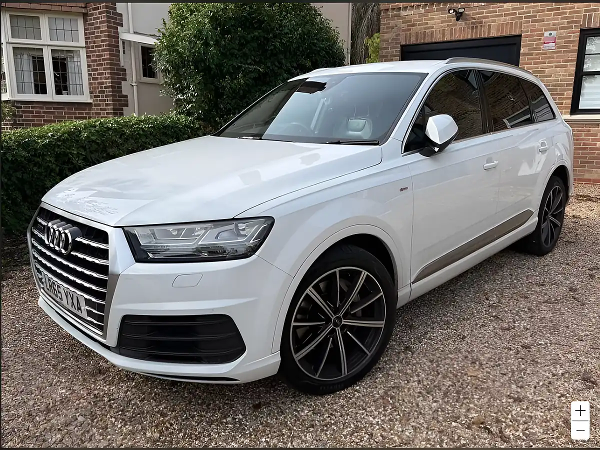 Used 2015 Audi Q7 S Line White - Interior and Exterior details 2