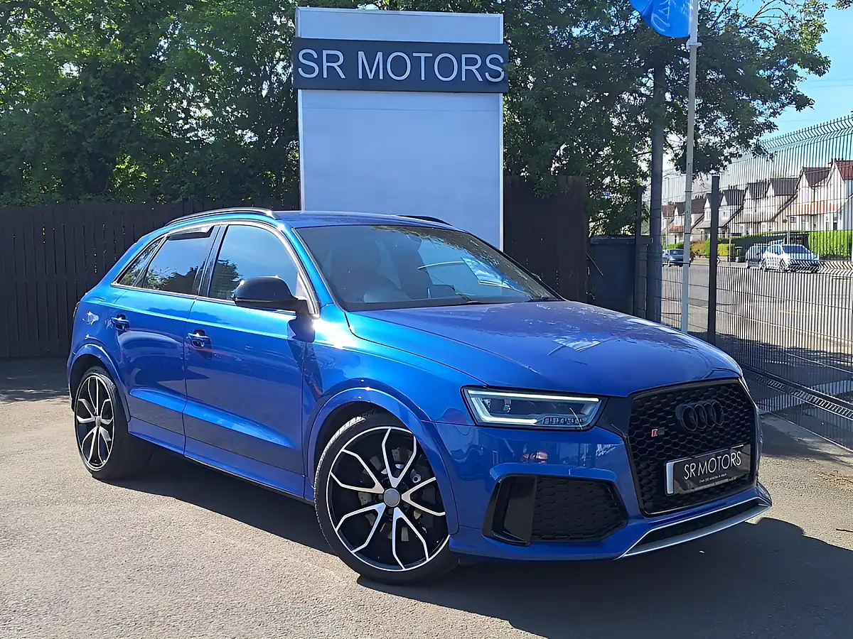 Used 2015 Audi RS Q3 S Tronic Blue - Front View