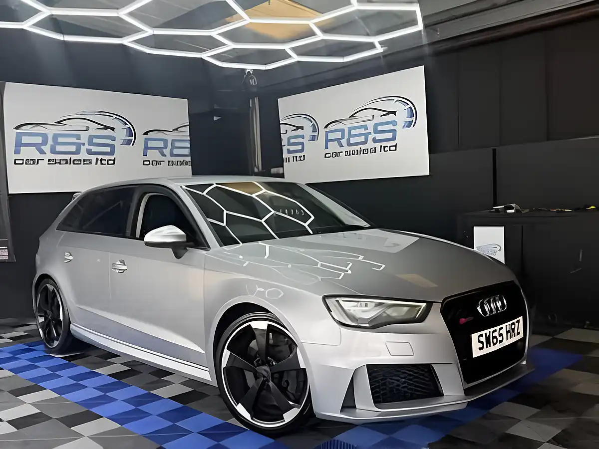 Used 2015 Audi RS3 Quattro Silver - Front View