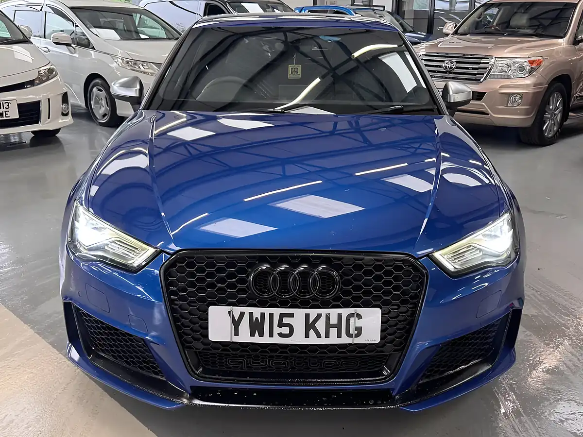 Used 2015 Audi RS3 Sportback S Tronic Quattro Blue - Interior and Exterior details 3