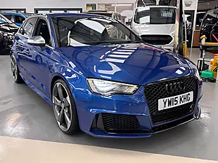Used 2015 Audi RS3 Sportback S Tronic Quattro Blue - Interior and Exterior details 5