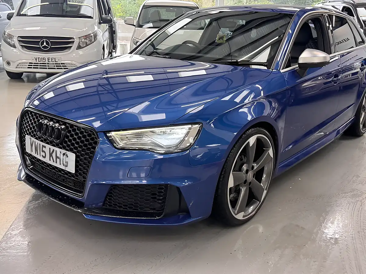 Used 2015 Audi RS3 Sportback S Tronic Quattro Blue - Interior and Exterior details 8