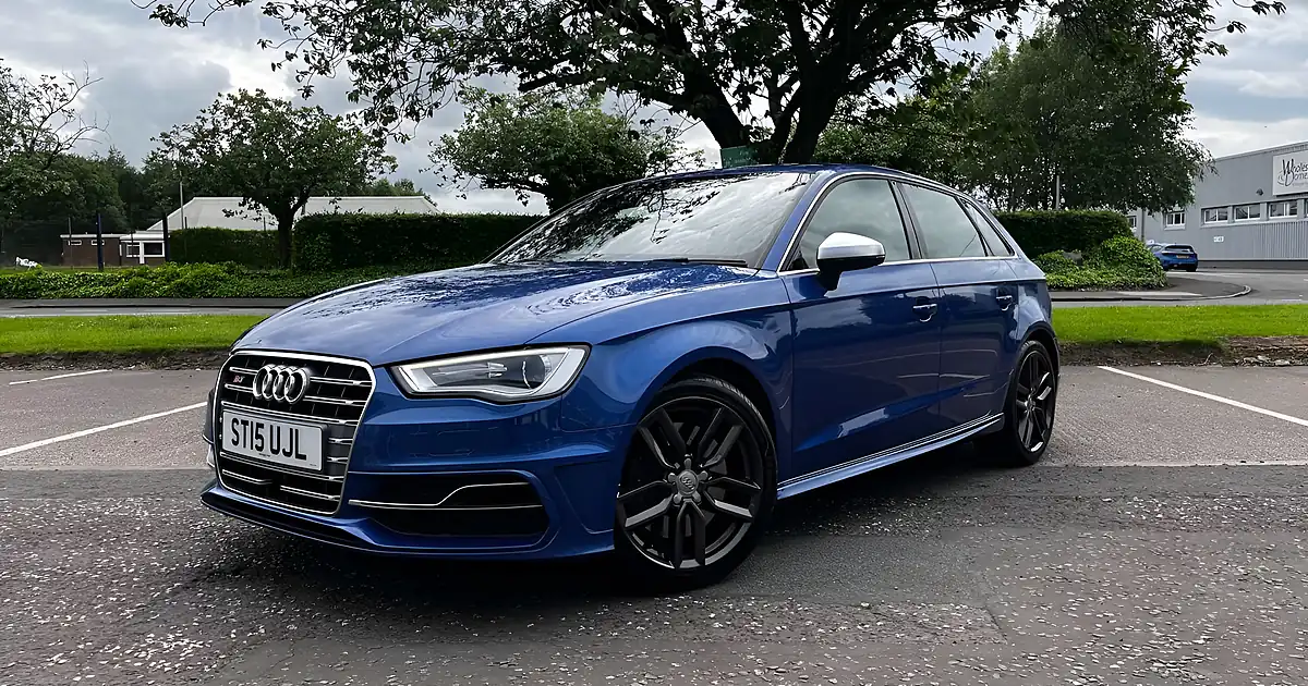 Used 2015 Audi S3 Sportback Blue - Front View