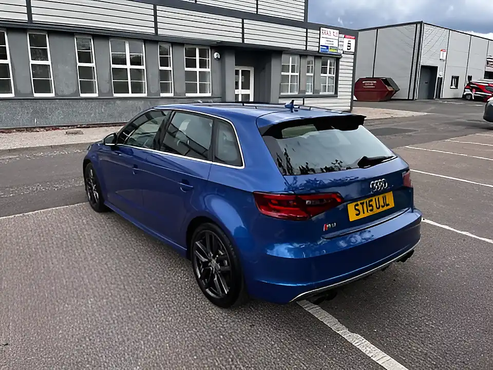 Used 2015 Audi S3 Sportback Blue - Interior and Exterior details 3