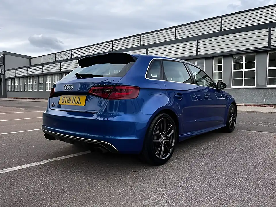 Used 2015 Audi S3 Sportback Blue - Interior and Exterior details 7