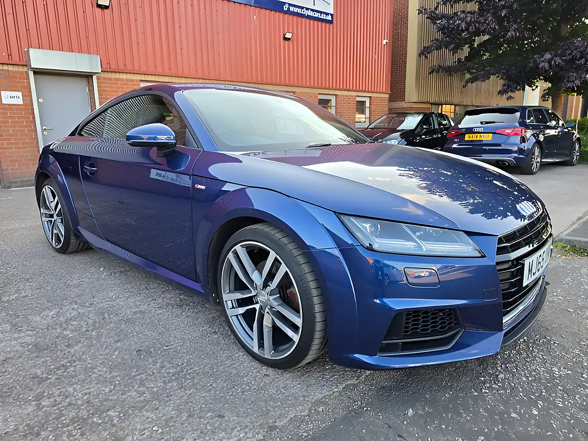 Used 2015 Audi Tt S Line Blue - Front View