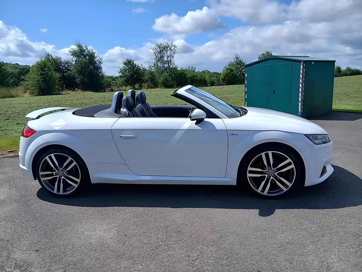 Used 2015 Audi Tt S Line Roadster White - Interior and Exterior details 3