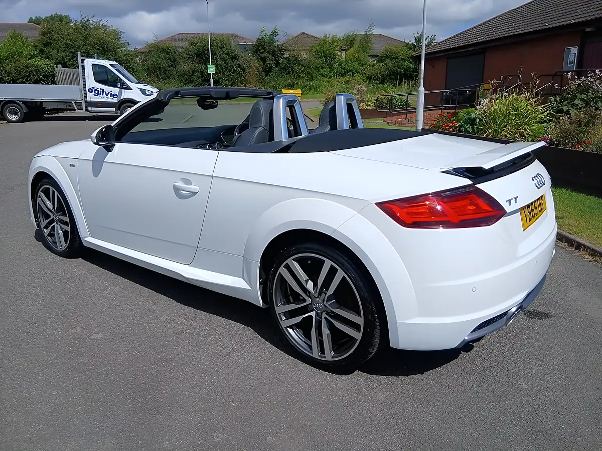 Used 2015 Audi Tt S Line Roadster White - Interior and Exterior details 4