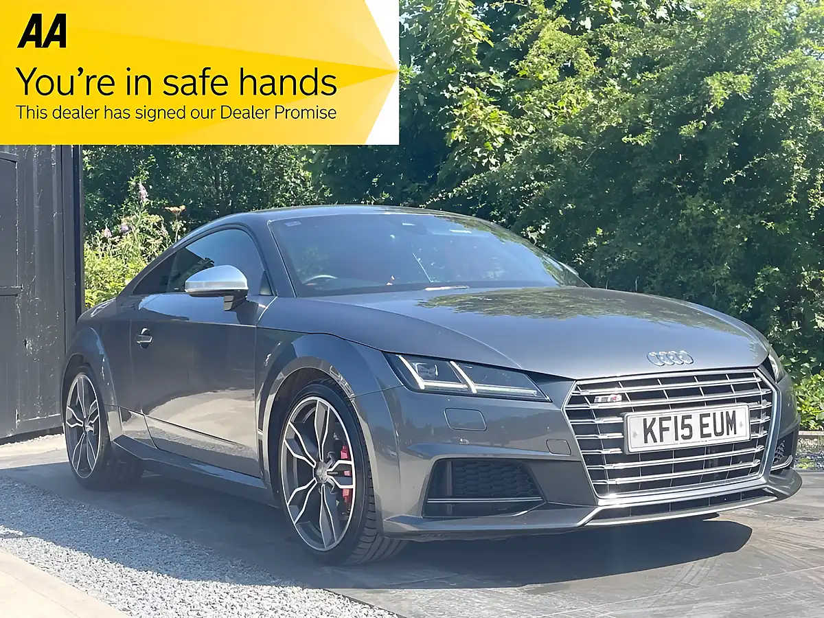 Used 2015 Audi Tts Coupe Grey - Front View